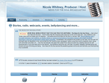 Tablet Screenshot of nicolewhitney.com